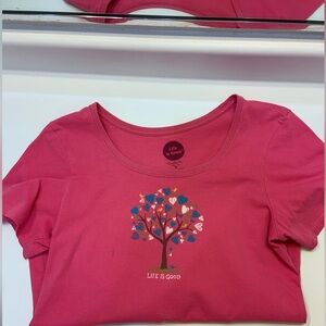 Life is Good Heart Tree T-Shirt